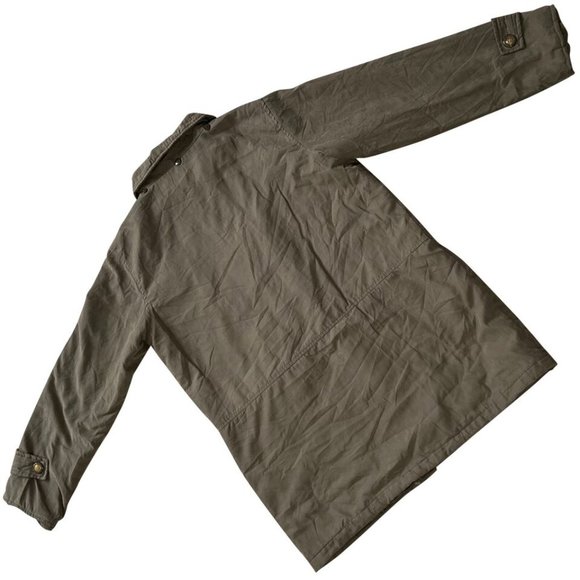 Gabriella Vicenza (Italy) Quilted Collar Military Jacket Army (Pas De Calais) LG - Picture 3 of 7